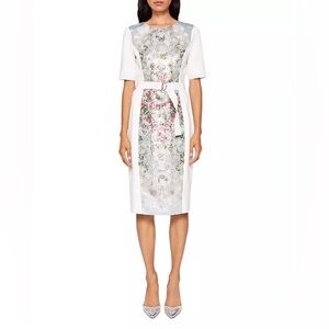 Ted Baker Dorn Patchwork Belted Dress